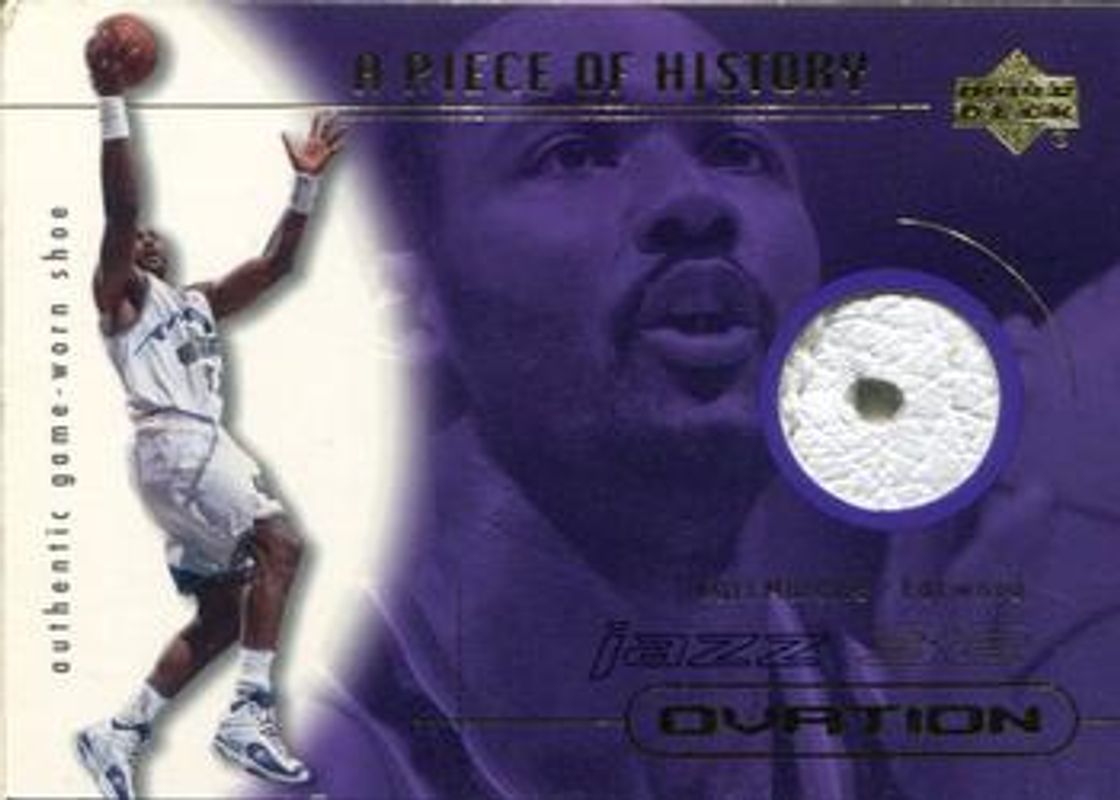 Karl Malone 2000 Upper Deck Ovation #KM-S A Piece of History /8 RAW