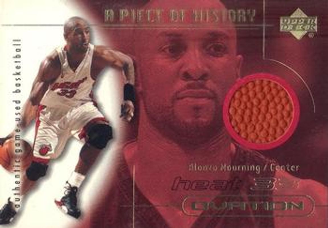 Alonzo Mourning 2000 Upper Deck Ovation #AL-B A Piece of History /8 RAW