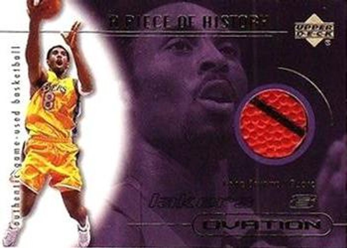 Kobe Bryant 2000 Upper Deck Ovation #KB-B A Piece of History /8 RAW