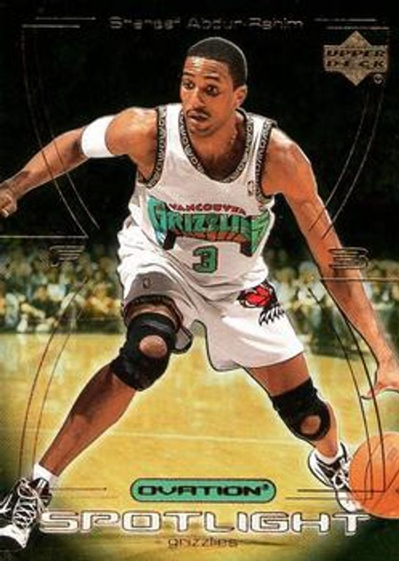 Shareef Abdur-Rahim 2000 Upper Deck Ovation #OS11 Spotlight RAW