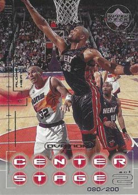 Alonzo Mourning 2000 Upper Deck Ovation #CS6 Center Stage Act 2 /200 RAW
