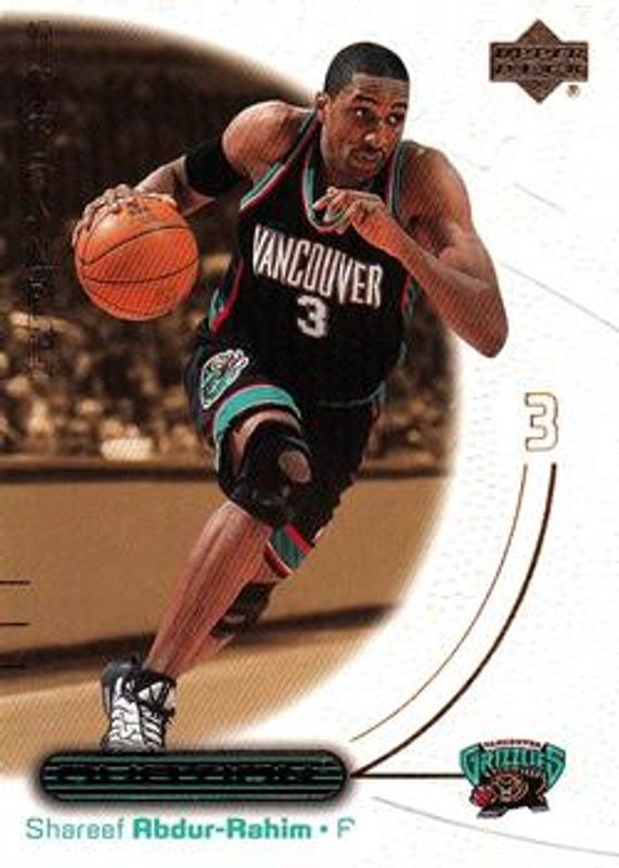 Shareef Abdur-Rahim 2000 Upper Deck Ovation #57 Base /2000 RAW