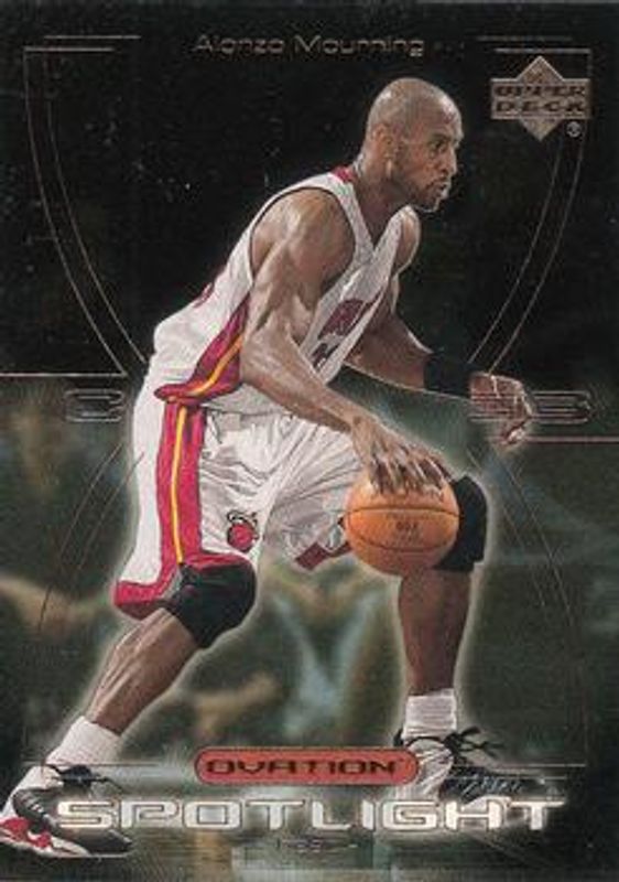 Alonzo Mourning 2000 Upper Deck Ovation #OS16 Spotlight RAW