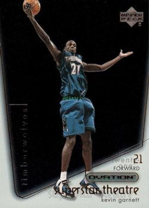 Kevin Garnett 2000 Upper Deck Ovation #S7 Superstar Theatre RAW