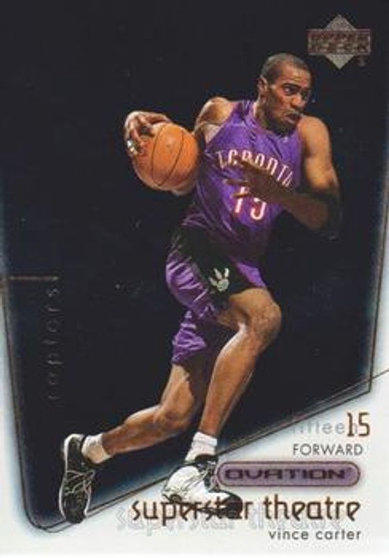 Vince Carter 2000 Upper Deck Ovation #S2 Superstar Theatre RAW