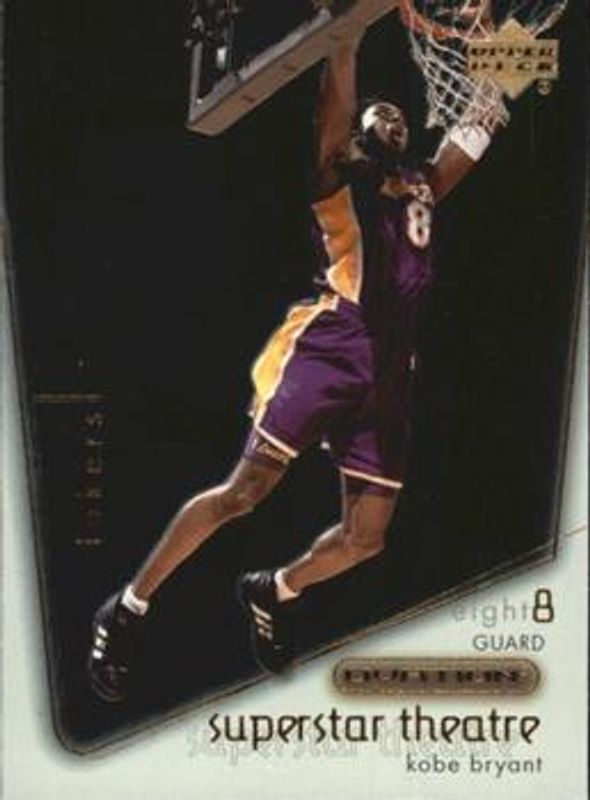 Kobe Bryant 2000 Upper Deck Ovation #S1 Superstar Theatre RAW