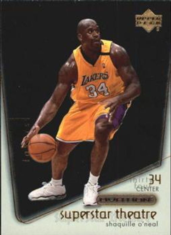 Shaquille O'Neal 2000 Upper Deck Ovation #S11 Superstar Theatre RAW
