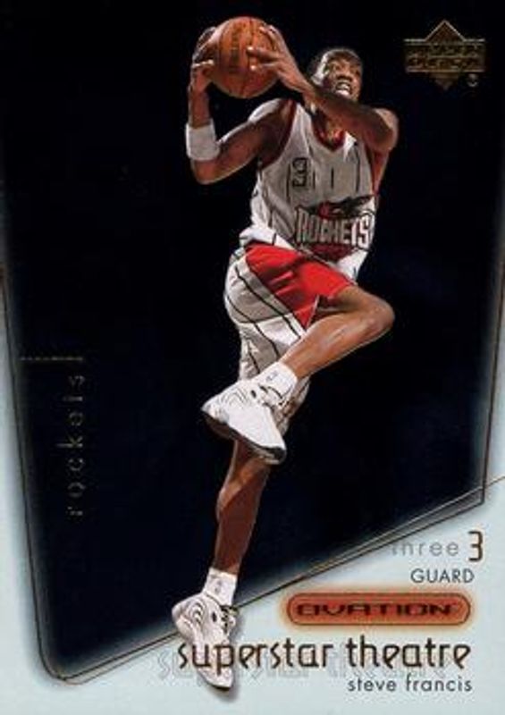 Steve Francis 2000 Upper Deck Ovation #S4 Superstar Theatre RAW