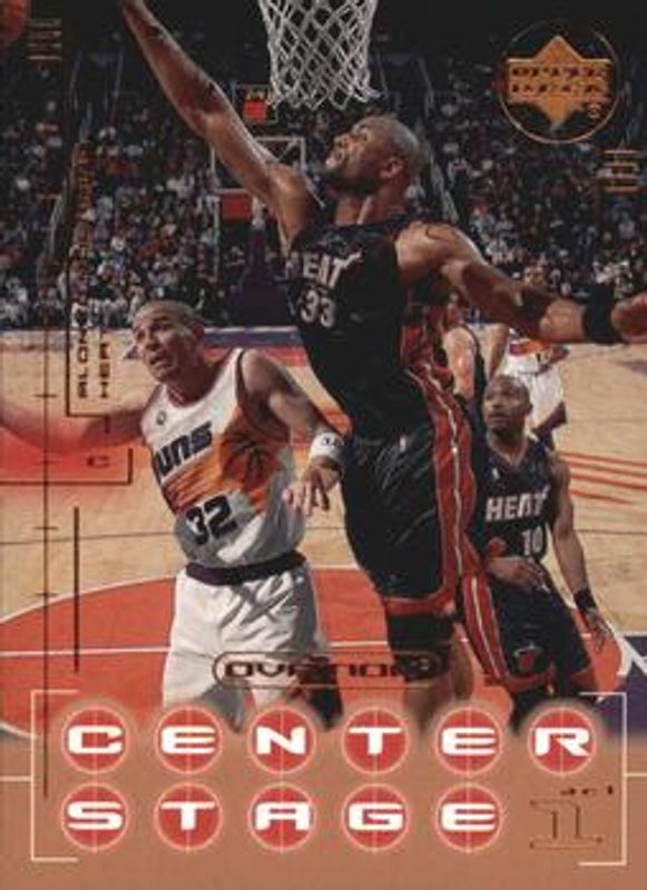 Alonzo Mourning 2000 Upper Deck Ovation #CS6 Center Stage RAW