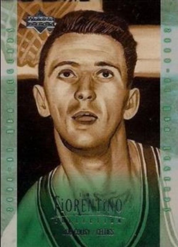 Bob Cousy 2000 Upper Deck Legends #F13 The Fiorentino Collection RAW