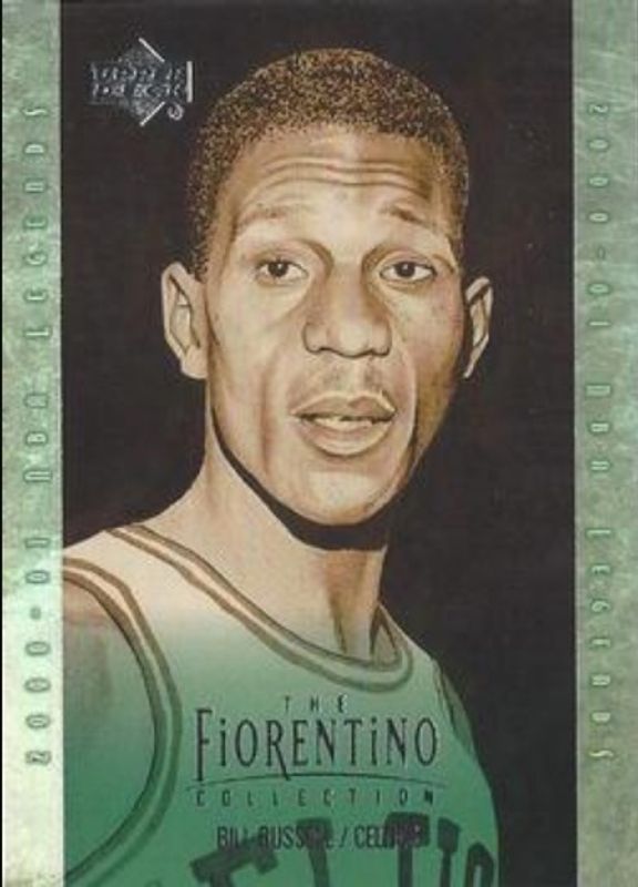 Bill Russell 2000 Upper Deck Legends #F5 The Fiorentino Collection RAW