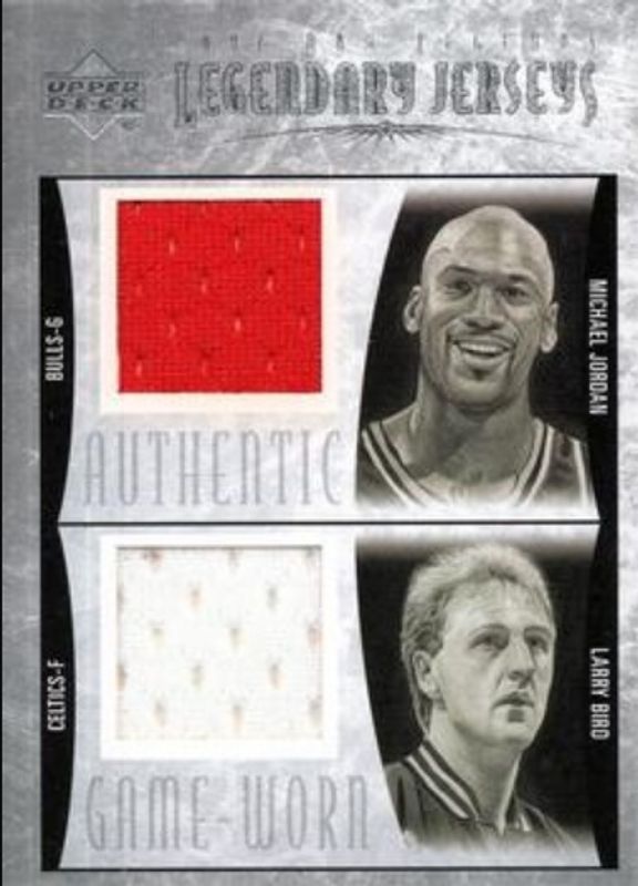 2000 Upper Deck Legends #MJ/LB-J Legendary Jerseys