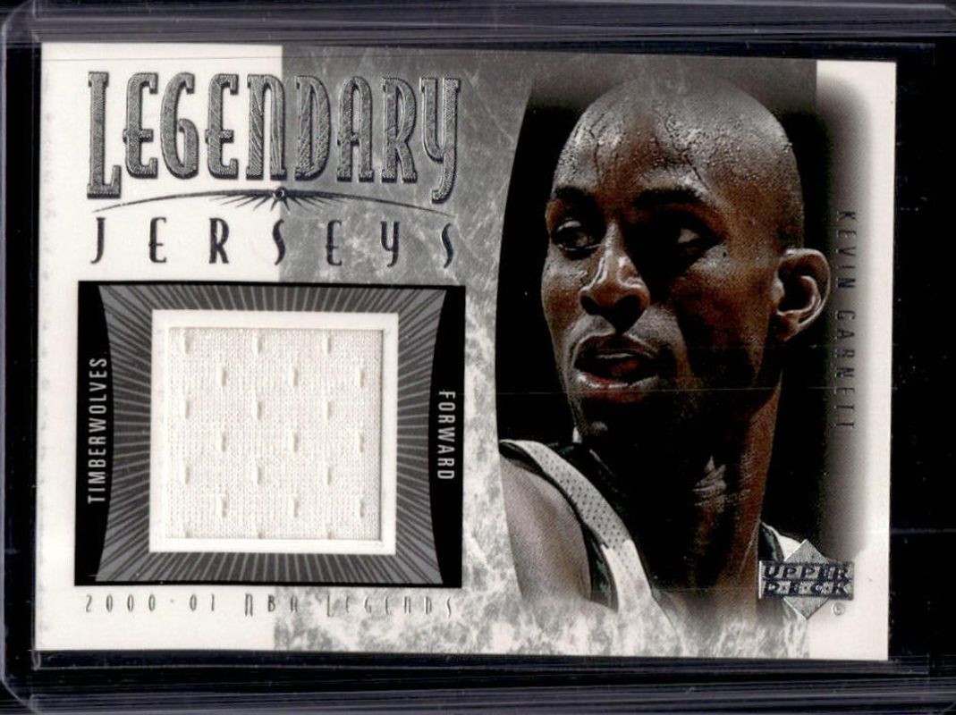 Kevin Garnett 2000 Upper Deck Legends #KG-J Legendary Jerseys RAW