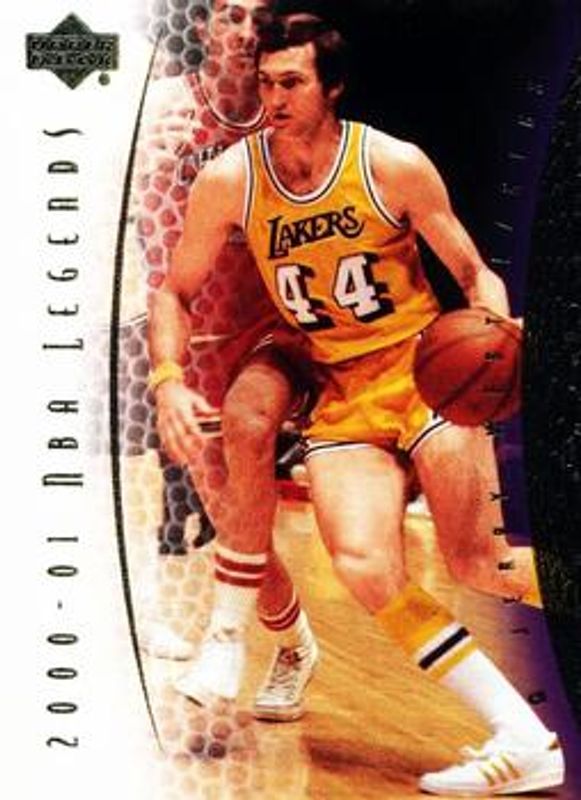 Jerry West 2000 Upper Deck Legends #72 Base RAW