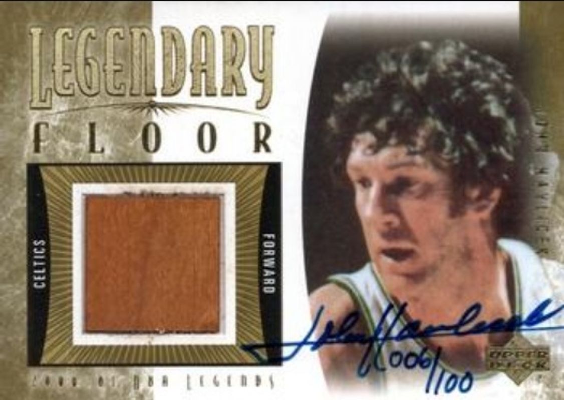 John Havlicek 2000 Upper Deck Legends #JH-AF Legendary Floor Autographed /100 RAW