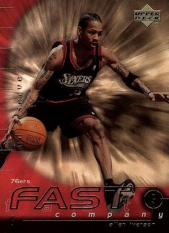 Allen Iverson 2000 Upper Deck Reserve #FC3 Fast Company RAW