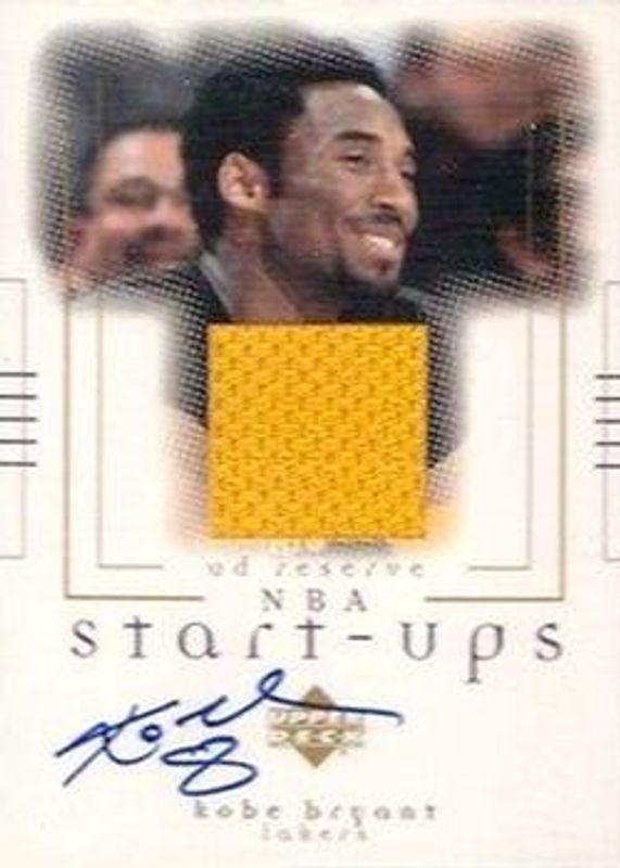 Kobe Bryant 2000 Upper Deck Reserve #KB-A NBA Start Ups Autographs /8 RAW