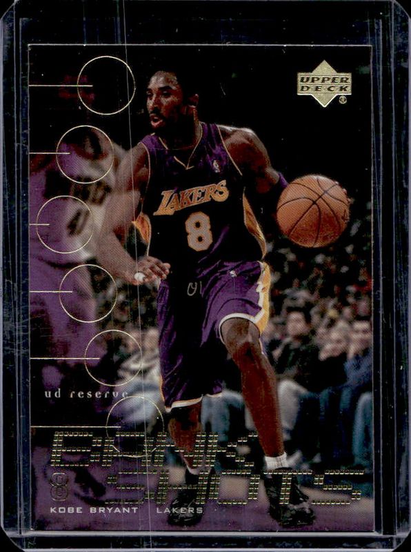 Kobe Bryant 2000 Upper Deck Reserve #BK8 Bank Shots RAW