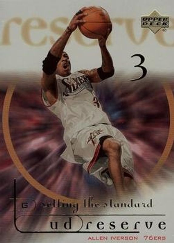 Allen Iverson 2000 Upper Deck Reserve #SS5 Setting the Standard RAW