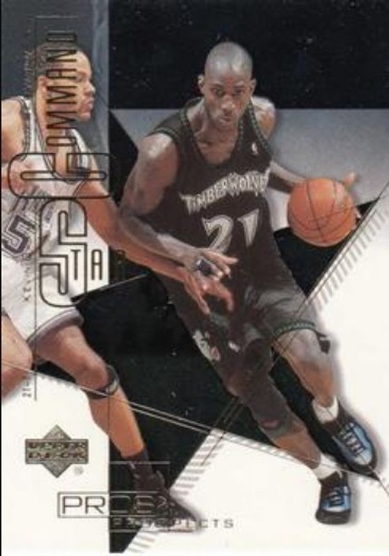 Kevin Garnett 2000 Upper Deck Pros & Prospects #SC10 Star Command RAW