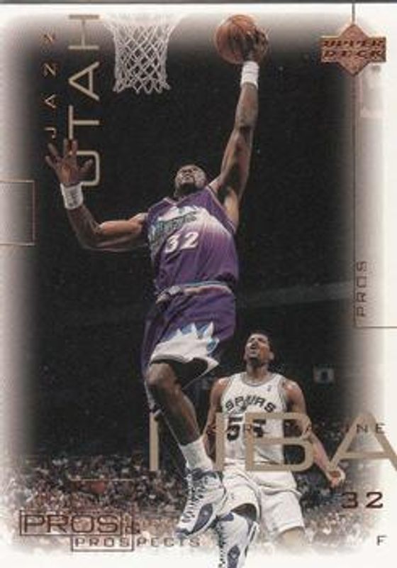 Karl Malone 2000 Upper Deck Pros & Prospects #82 Base /999 RAW