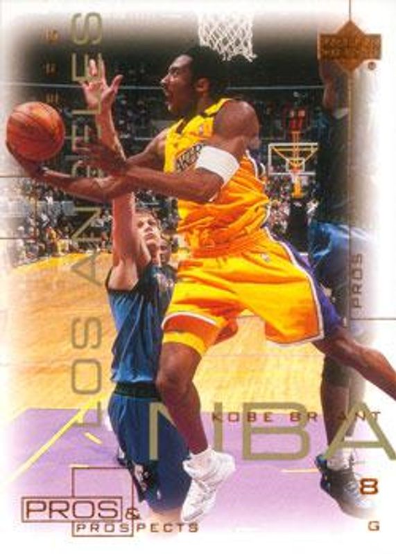 Kobe Bryant 2000 Upper Deck Pros & Prospects #37 Base /999 RAW