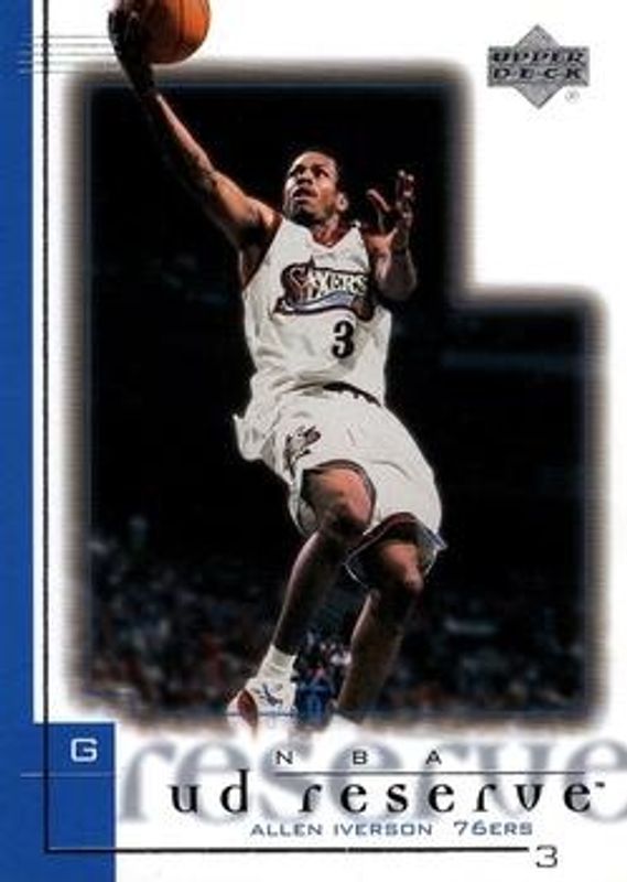 Allen Iverson 2000 Upper Deck Reserve #61 Base RAW