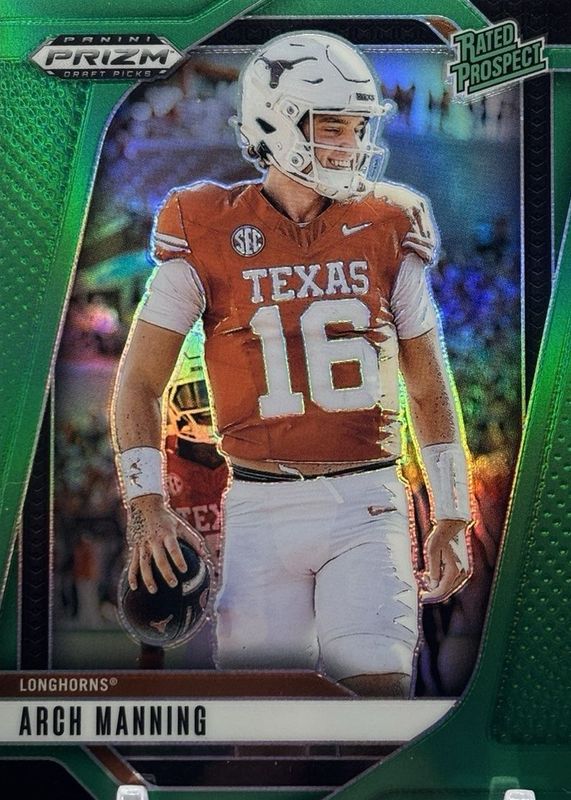 2025 Prizm Draft Picks #166 Green