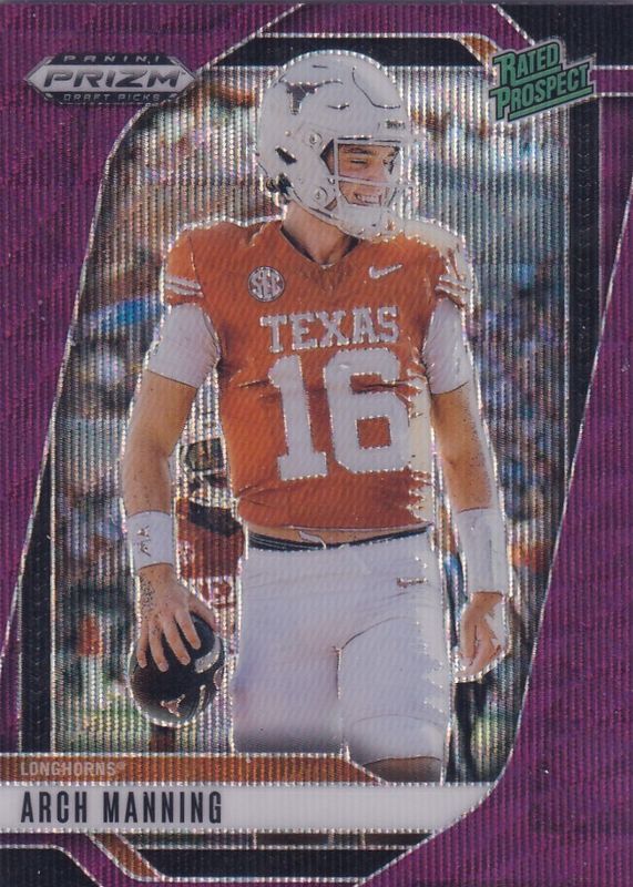 2025 Prizm Draft Picks #166 Purple Wave