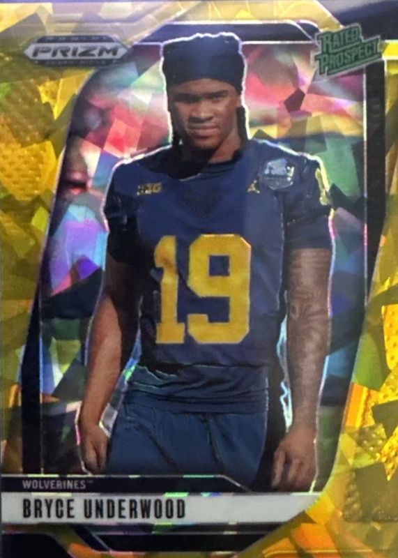 2025 Prizm Draft Picks #28 Gold Ice