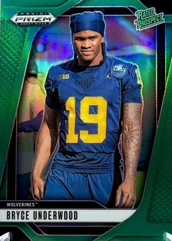 2025 Prizm Draft Picks #28 Green
