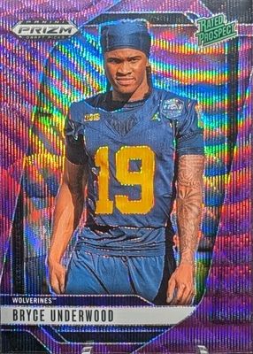 2025 Prizm Draft Picks #28 Purple Wave