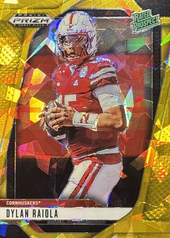 2025 Prizm Draft Picks #158 Gold Ice