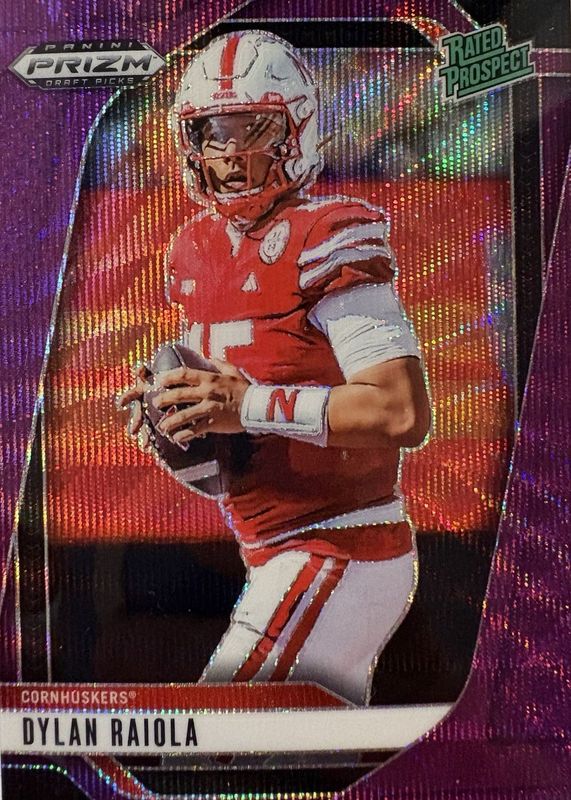 2025 Prizm Draft Picks #158 Purple Wave