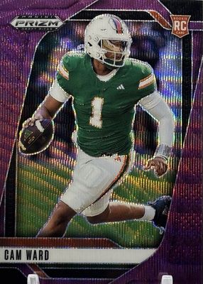 2025 Prizm Draft Picks #57 Purple Wave