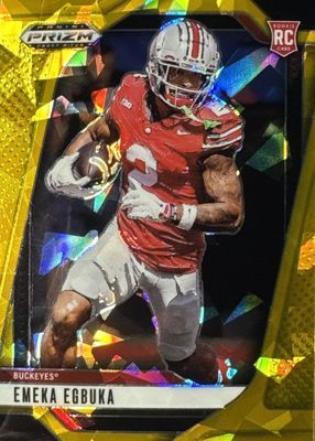 2025 Prizm Draft Picks #85 Gold Ice