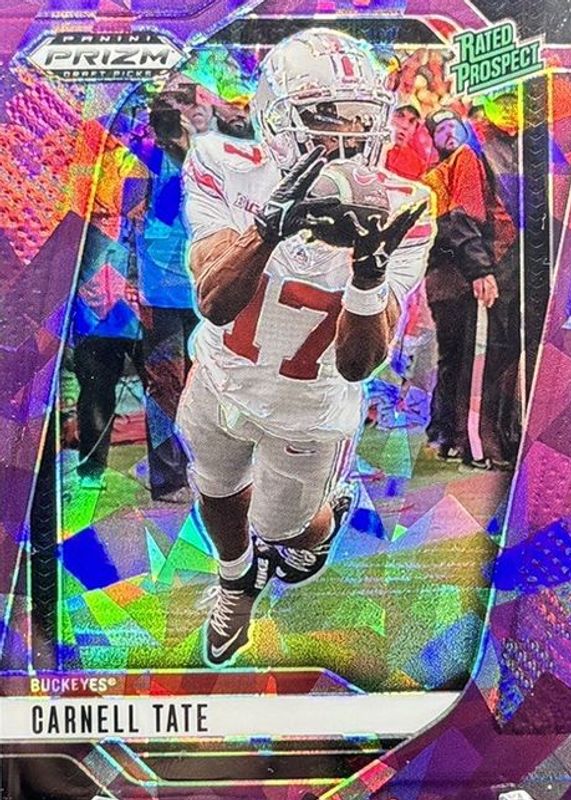 2025 Prizm Draft Picks #68 Purple Ice /199