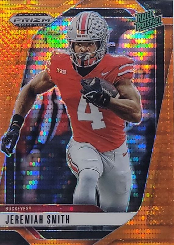 2025 Prizm Draft Picks #160 Orange Pulsar /75