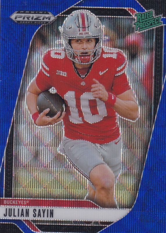 2025 Prizm Draft Picks #161 Blue Wave /299