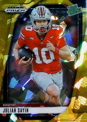 2025 Prizm Draft Picks #161 Gold Ice