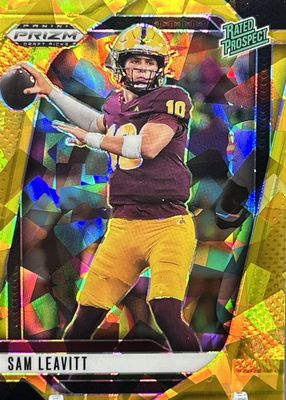 2025 Prizm Draft Picks #6 Gold Ice