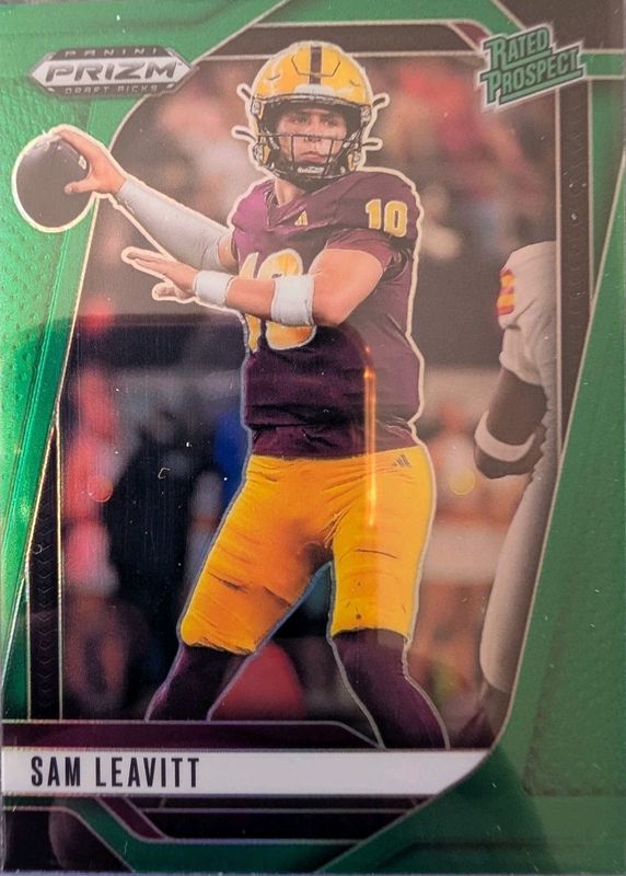 2025 Prizm Draft Picks #6 Green