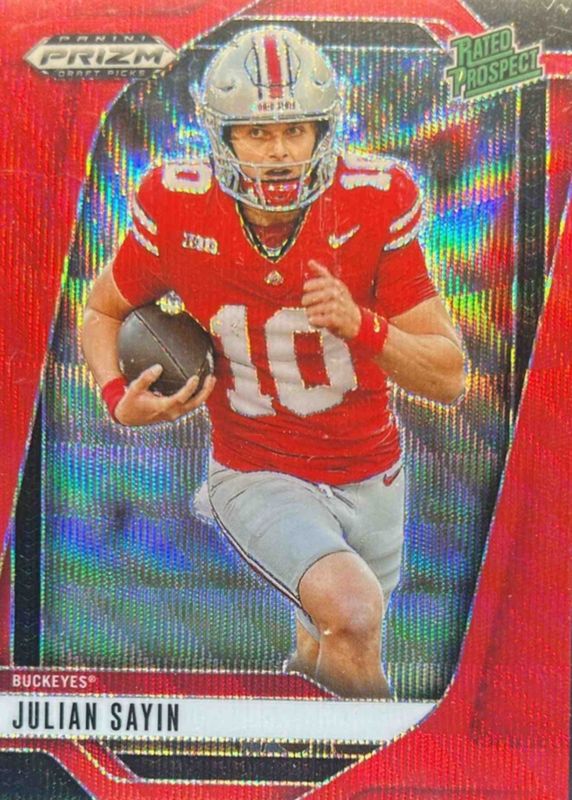 2025 Prizm Draft Picks #161 Ruby Wave