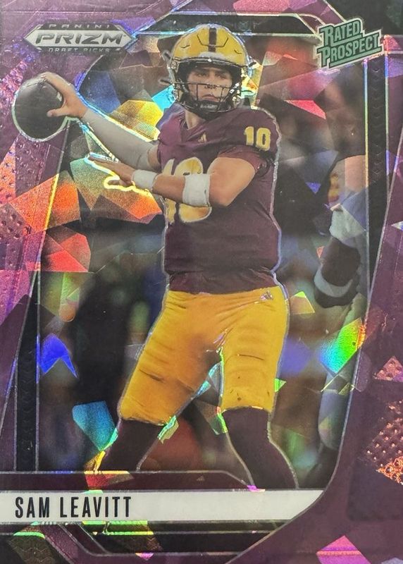 2025 Prizm Draft Picks #6 Purple Ice /199