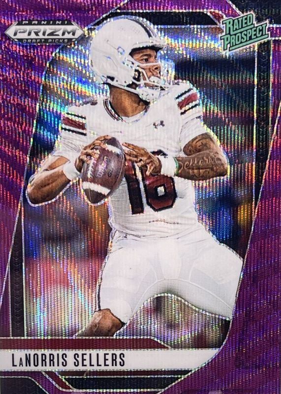 2025 Prizm Draft Picks #165 Purple Wave