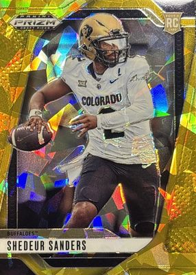 2025 Prizm Draft Picks #19 Gold Ice