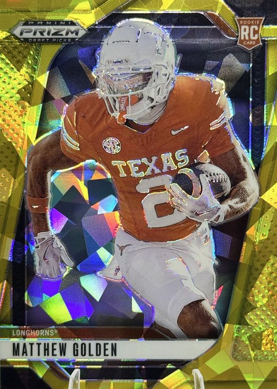 2025 Prizm Draft Picks #130 Gold Ice