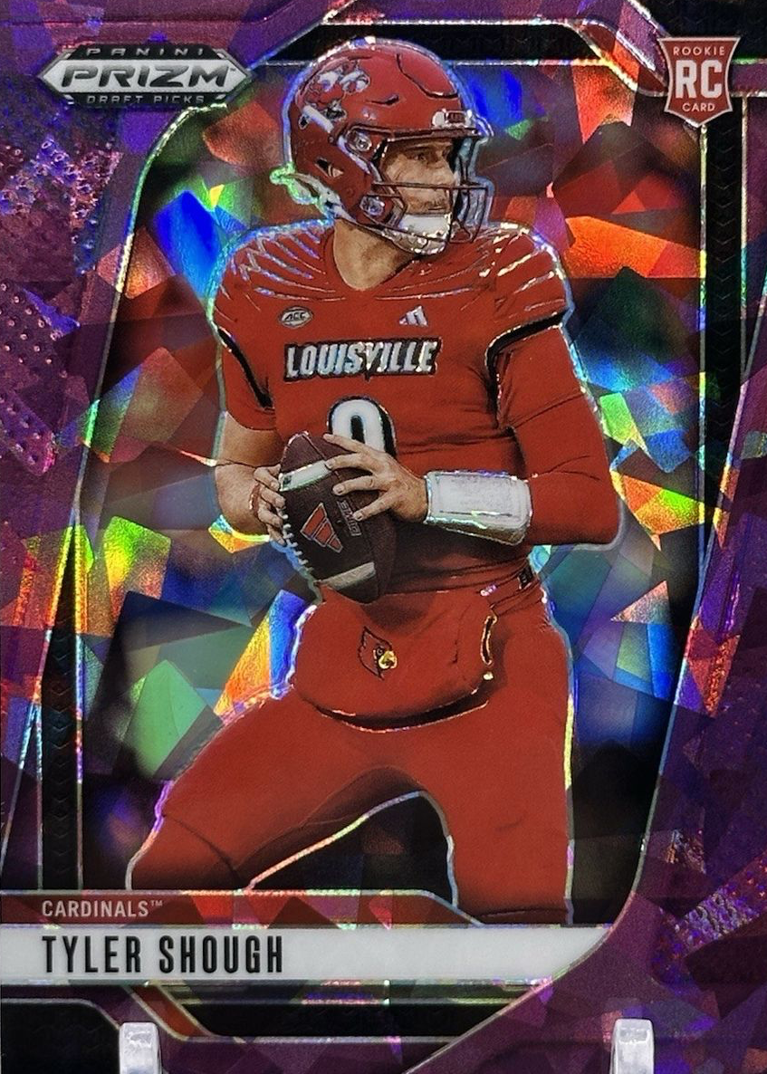 Tyler Shough 2025 Prizm Draft Picks #49 Purple Ice /199 Price