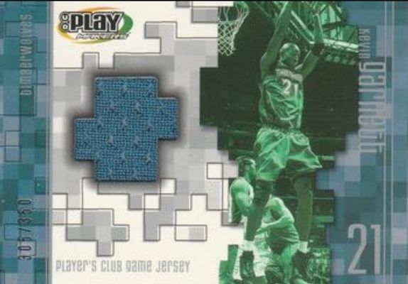 2001 Upper Deck PlayMakers Limited #KG-J Player's Club Game Jersey /350
