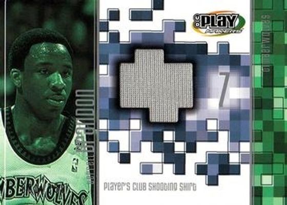 2001 Upper Deck PlayMakers Limited #TB-S Player's Club Shooting Shirt /350